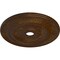 Ekena Millwork Jefferson Ceiling Medallion (Canopies up to 5"), 26 1/2"OD x 3 5/8"ID x 1 1/2"P, Root Beer Crackle CM26JERBC - alternate 3